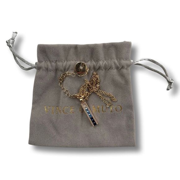Vince Camuto Blue Ombre CZ Necklace • NWT - Picture 6 of 6